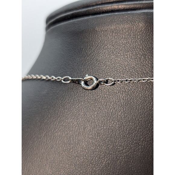 Jenna Blue Purple CZ Butterfly Pendant 18.5" Necklace - Picture 5 of 6